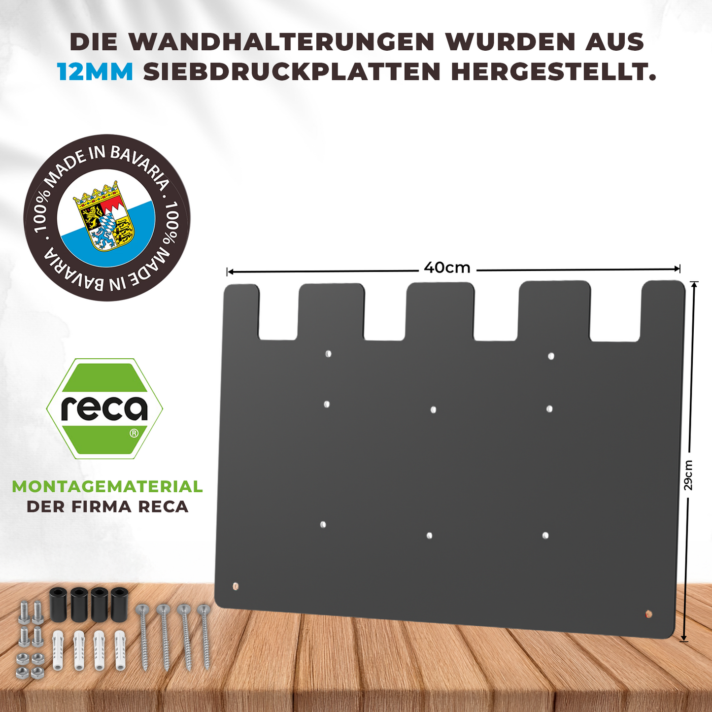 Wandhalterung für Milwaukee Akkus & Ladegeräte