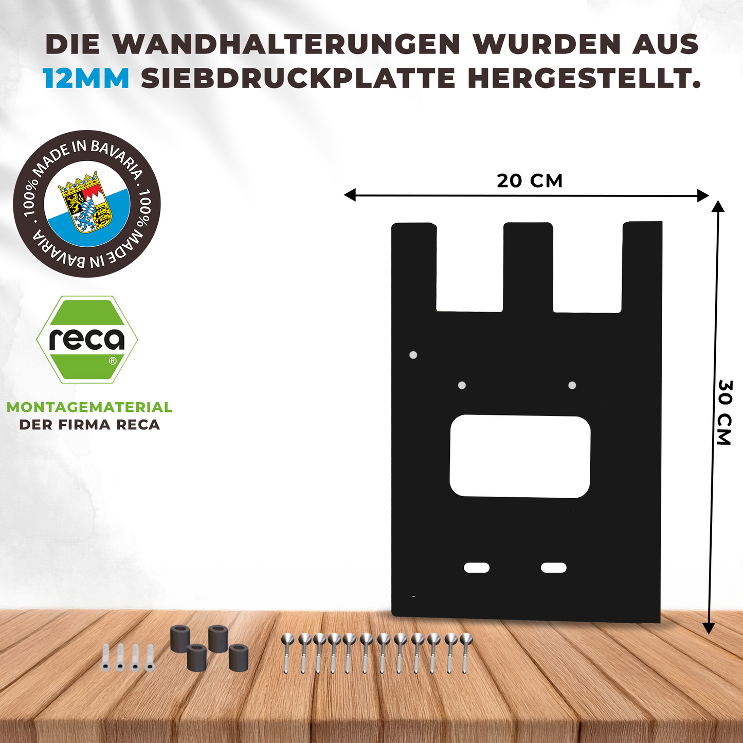 Bosch Professional Akku Wandhalterung – Halter für 18V Akkus & Ladegeräte