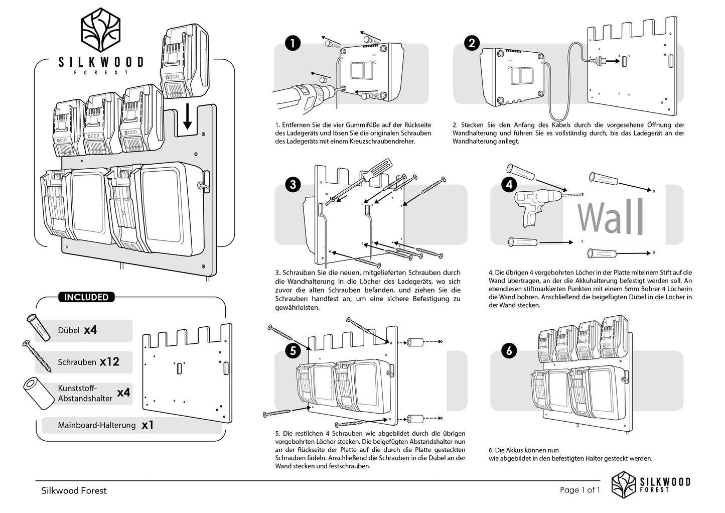 Akku Halter für Makita Akkuhalter Wandhalter Wandhalterung 18V / 14V- Wandmontag