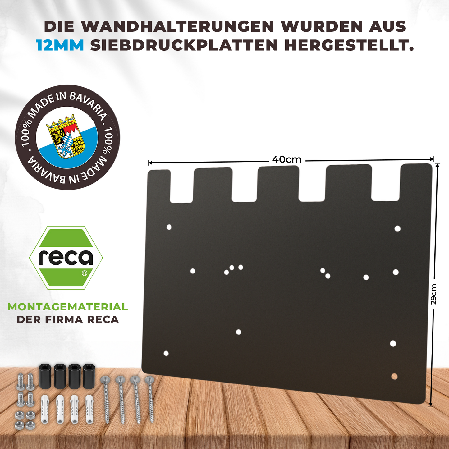 Wandhalterung für WORX Akkus & Ladegeräte